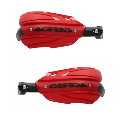 Handschutz Geschlossen Rot/Schwarz ACERBIS Endurance-X für Ducati Wüste X Rally