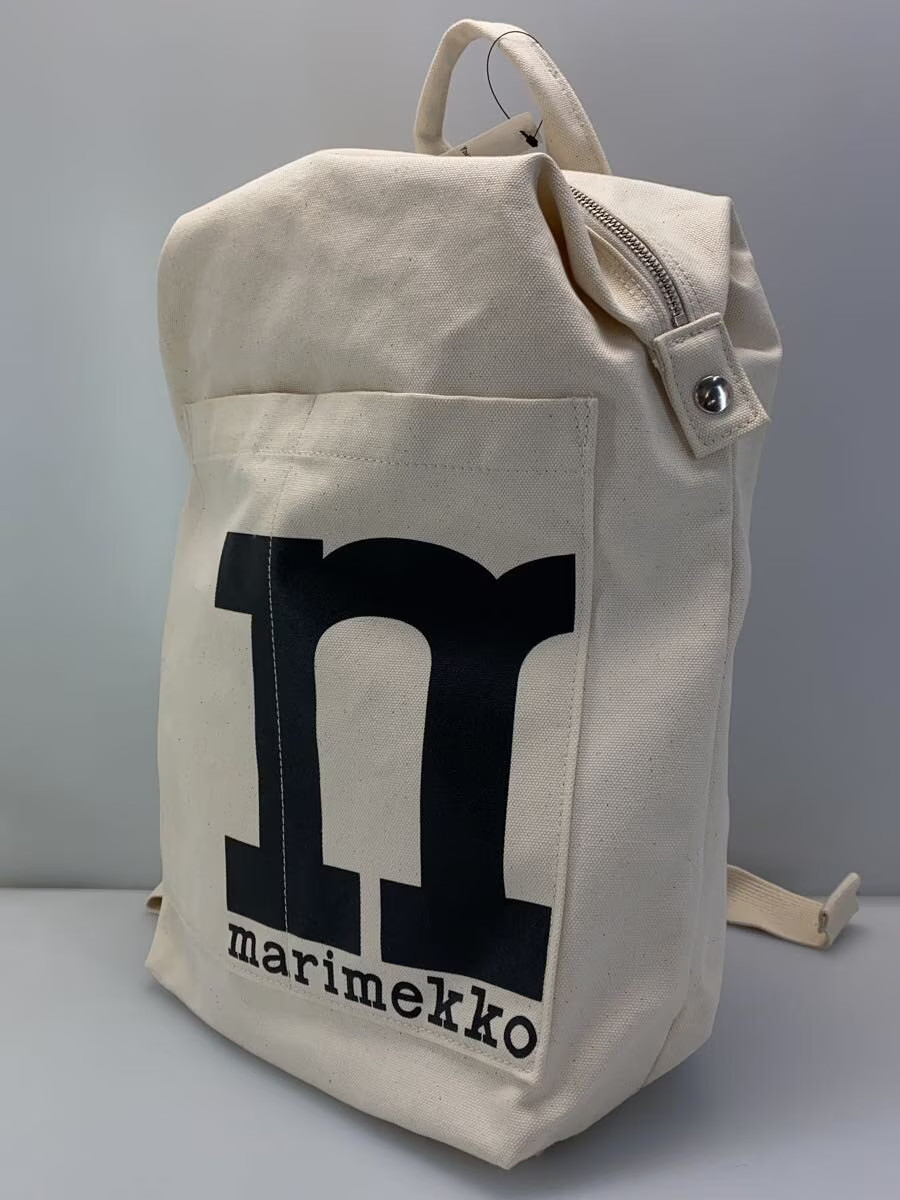 marimekko mono backpack solid Backpack Canvas Cre… - image 2