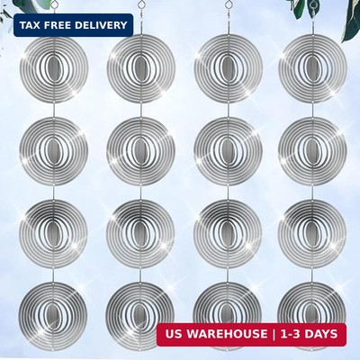 Stainless Steel Bird Deterrents for Outside Patio, Reflective 3D Bird Scare Devi