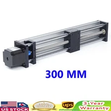 New CNC Linear Guide Rail Slide Stage Actuator With Nema 23 Stepper Motor 300mm