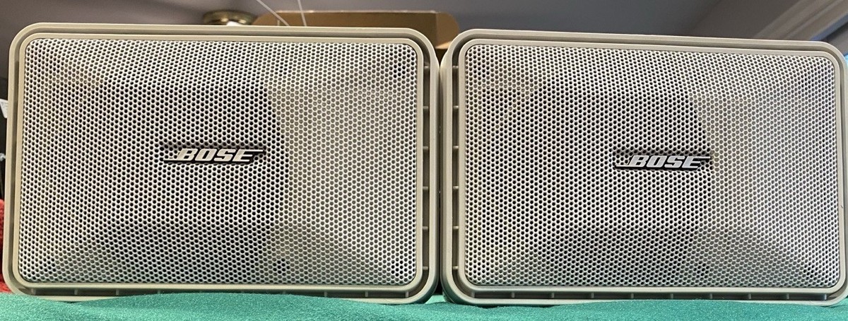 Bose Model 101 Series Music Monitors Indoor Outdoor Speakers