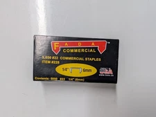 FADA S-228 Staples for Arrow Fastener P22 Stapler (Pack of 10 boxes)