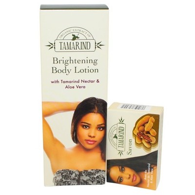 Tamarind Brightening Body Lotion & Soap Set With Tamarind Nectar & Aloe Vera