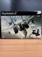 Ace Combat 5: The Unsung War Flight Stick & Game - Sony PlayStation 2 BRAND NEW