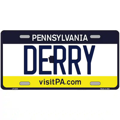 Derry Pennsylvania Metal Sign