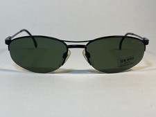 Jaguar Vintage Sunglasses Mod. 3773 Black Green Lenses NOS 90s UV400