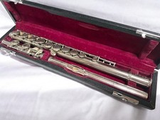 Muramatsu M-120 Silver Head Flute Fully Repaired w/ Case and Moisture Regulator