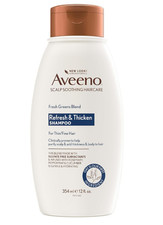Aveeno Fresh Greens Blend Natural Volumizing Shampoo, Cucumber, Rosemary, for Fi