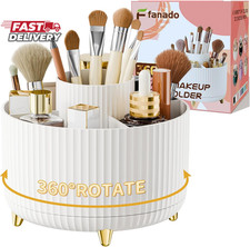 360  Rotate Makeup Brush Holder Organizer, Makeup Organizers Countertop, Makeup