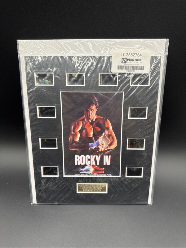 Rocky IV Original Mounted Film Cell Limited Edition Certificate of Authenticity