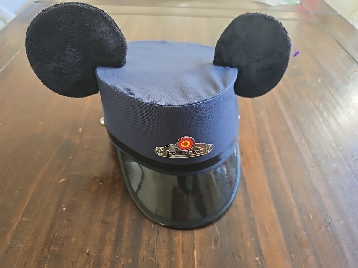 Disney Disneyland Parks Mickey Mouse Ears Conductor Hat Car 
