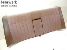 Mercedes W123 1.Serie 280 R&uuml;cklenlehne R&uuml;cksitzbank braun tabak Stoff Rhombe ??