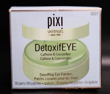 Pixi DetoxifEYE Caffeine & Cucumber Depuffing Eye Patches, 30 Pairs/60 Patches