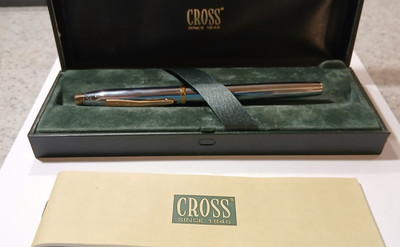 Cross Century Medalist II Füllfederhalter / Chrom / G Feder & T / Boxed / GWO / NEUWERTIG