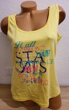 Bluse Damen Größe L gelb Glitzer CECILIA CLASSICS 