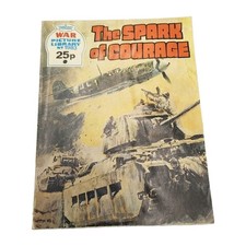 War No 1983 25p Cover Fleetway Picture Library Comic 1983 Spark of Courage