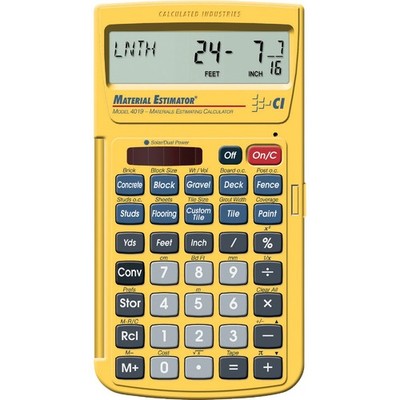 Calculated Industries Material Estimator Project Calculator 4019 Calculated