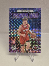 2024-25 Panini Mosaic - Thunder Road Reed Sheppard #16 Fluorescent Purple /175 