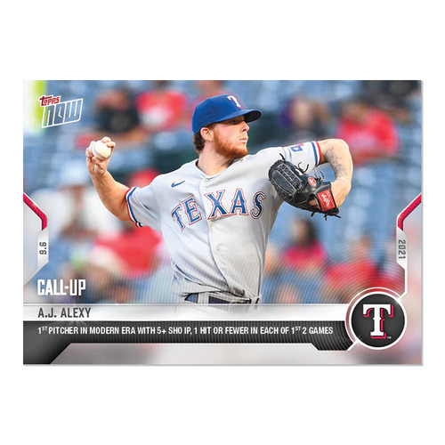 2021 Topps Now 770 A.J. Alexy