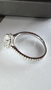 DISCOUNTED- White Gold 1.12 ctw Brilliant Round Halo Diamond 💍  GIA CERTIFICATE