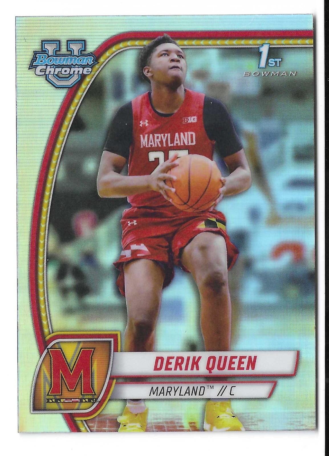 2024-25 Bowman University Chrome DERIK QUEEN Refractor 1st