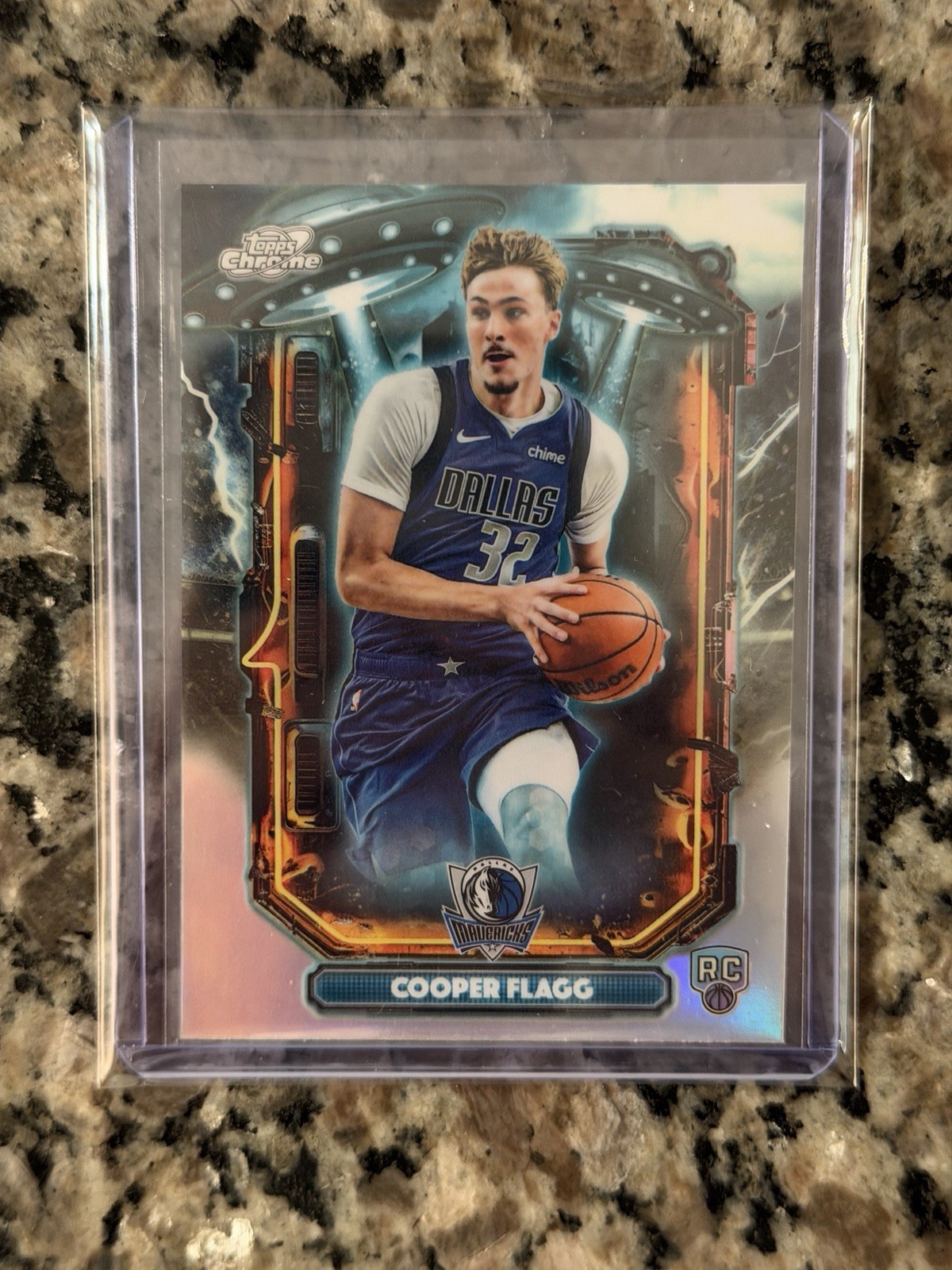 2025-26 Topps Cosmic Chrome Cooper Flagg Extraterrestrial Talent Refractor RC