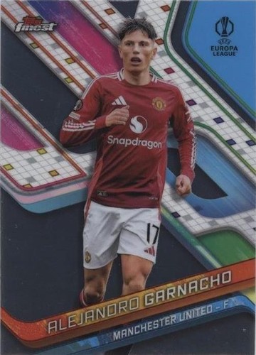 2024-25 Topps Chrome UEFA ALEJANDRO GARNACHO Wave Refractor #147