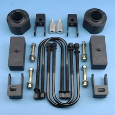 80-96 Bronco F150 4WD 2.5" Front Rear Leveling Lift Kit+Shock Extender+Stud