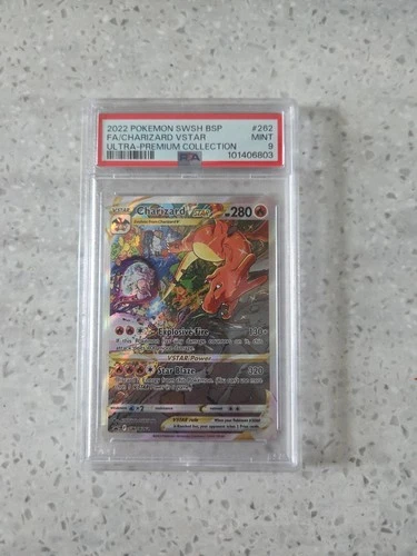2022 Pokémon SWSH Charizard VSTAR Alternative Art  Ultra Premium Collection PSA9