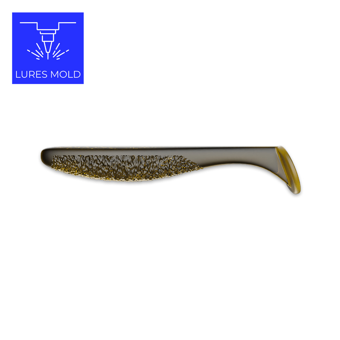 Bait DIY Fishing Mold Soft Plastisol Swimbait K165 4inch - Image 3