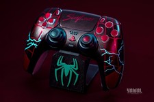 Spiderman Miles Morales ps5 skin vinyl decal, Custom Controller Look Alike