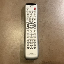 SHARP 1-BIT DIGITAL RECEIVER DVD Remote Control RRMCGA003AWSA TESTED WORKING