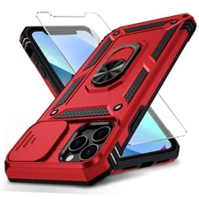  for Case with Camera Lens Cover HD Screen Protector, 10 FT iPhone 11 Pro Red