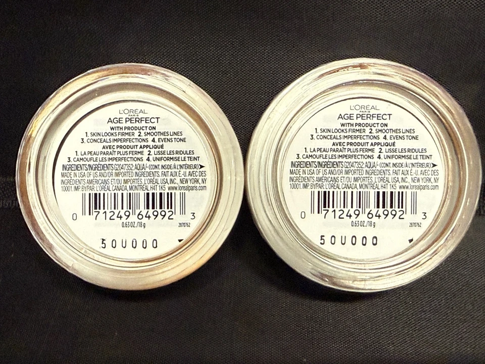 2ct L'Oreal Age Perfect 4 in 1 Tinted Balm Medium 10 infused w/ firming serum - Image 2 of 2