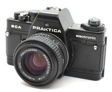 Praktica BCA 35 mm SLR Film camera MC Pentacon Prakticar 50 mm F1.8