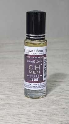 Have a Scent Collection CH Men Pour Homme Pure Fragrance Oil Travel Size 12ml