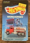 Hot Wheels Railroad Peterbilt Tank Truck Workhorses - 2547 VTG 1986 Red 1:64