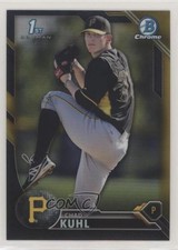 2016 Bowman Chrome Prospects Black & Gold Refractor Chad Kuhl #BCP154 0i21