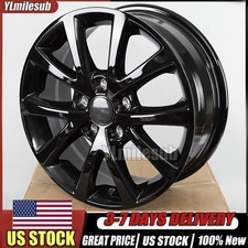 Milesub New 16 Black Replacement Alloy Wheel Rim For Volkswagen Jetta 2010-2018