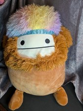 Benny Squish Doo Rare Bigfoot Squishmallow 12 Pastel Rainbow Hair 2021