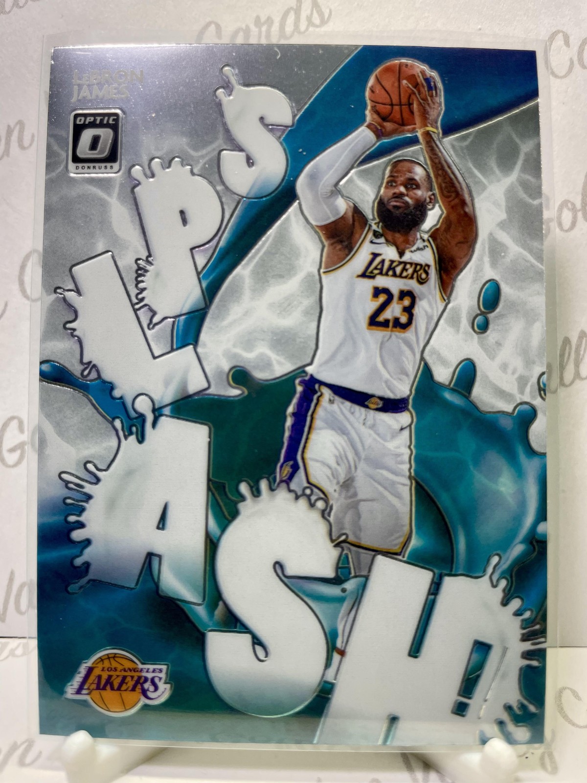 2020-21 Donruss Optic Splash! #13 LeBron James Los Angeles Lakers