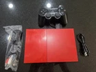 Sony PlayStation 2 Slim Cinnabar Red OEM Bundle– Tested, Region Free. VG
