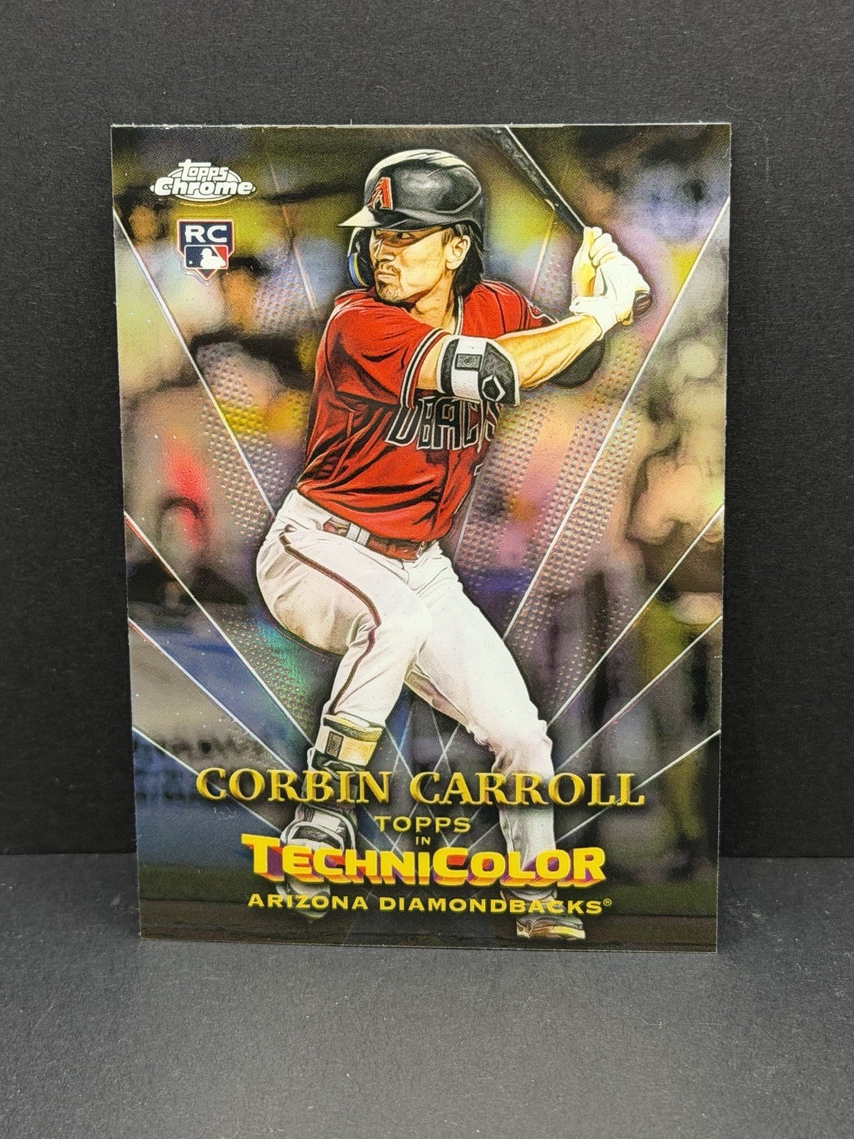 Corbin Carroll 2023 Topps Chrome Technicolor RC Arizona Diamondbacks