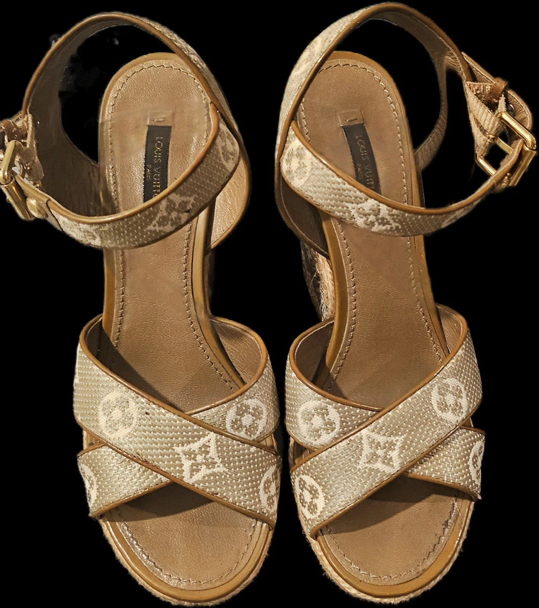 Louis Vuitton Beige Sandals for Women for sale | eBay