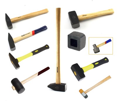 Schlosserhammer Hammer Vorschlaghammer Ausbeulhammer Gummihammer Fiberglas Holz
