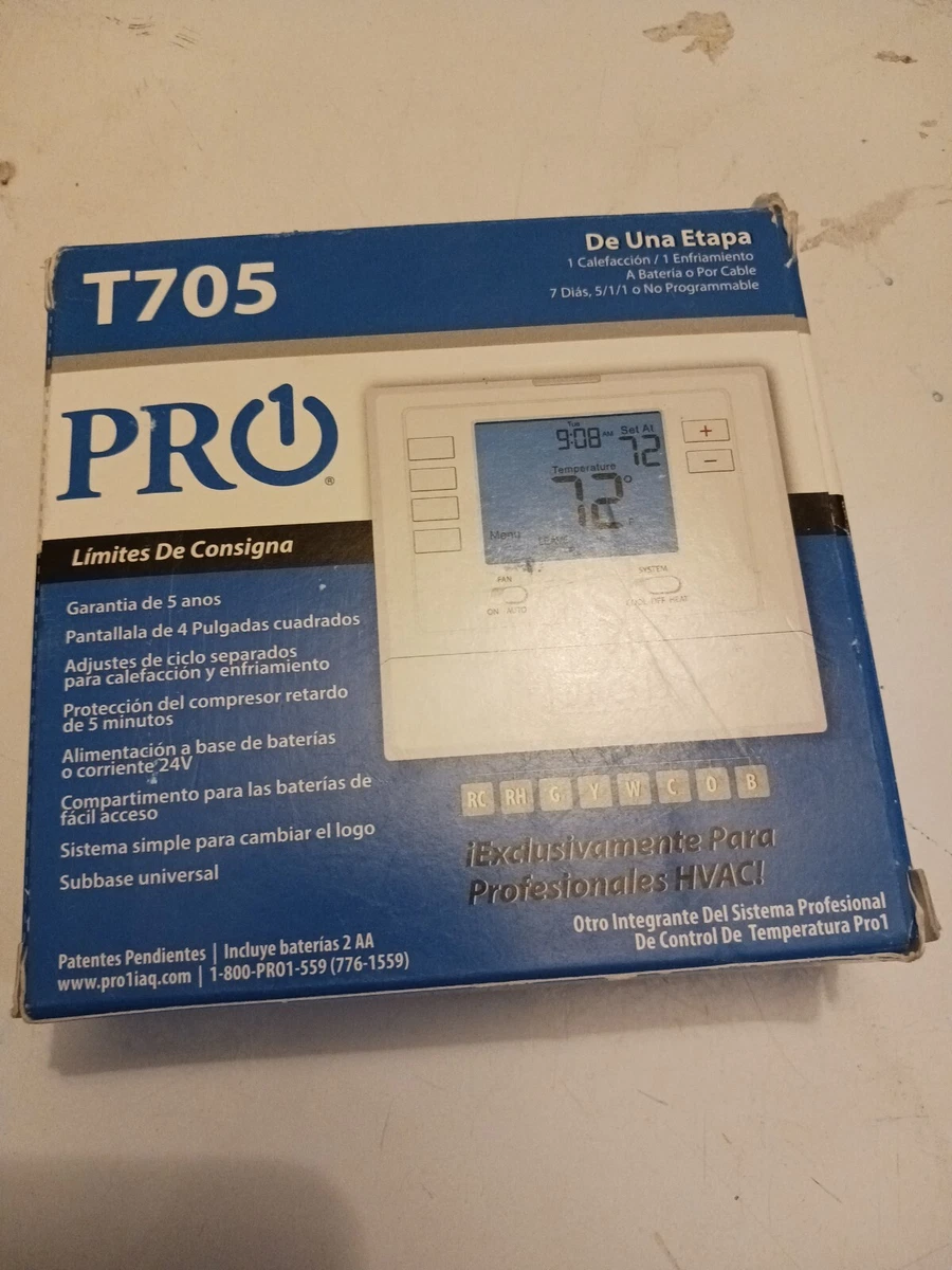 Pro1 IAQ Programmable A/C Furnace Thermostat How To Take It