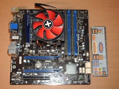 MSI A75MA-G55 MS7696 Mainboard Motherboard Bundle 16GB RAM AMD A8-3870K