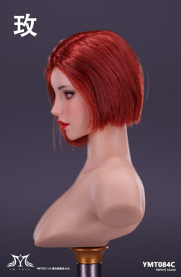 1/6 アジア人女性カスタムヘッドB（YMT-086B） 1/6 アジア人女性カスタムヘッド B (Black Double Braids) | HLJ
