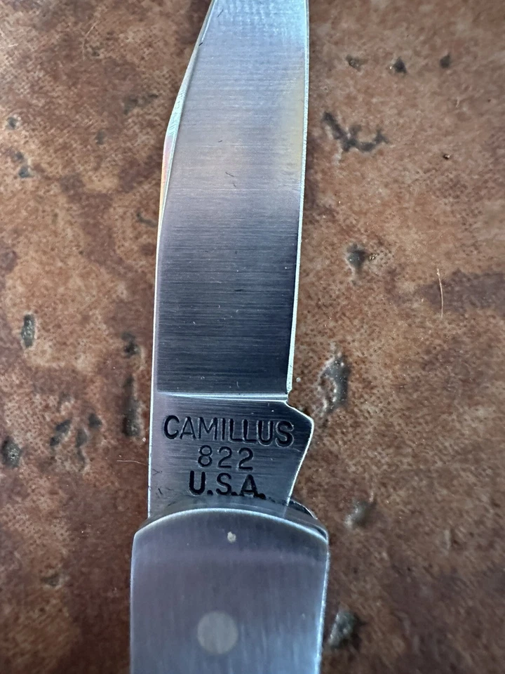 Cuchillo Camillus Navaja de Bolsillo Vintage En Caja Cuchillos de Acero Inoxidable Plegable Clásico Foto 3 de 4