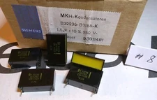 10 pcs SIEMENS B32235-B3155-K MKH CAPACITORS 250V 1.5uF NOS